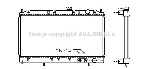 AVA QUALITY COOLING Радиатор, охлаждение двигателя MT2117